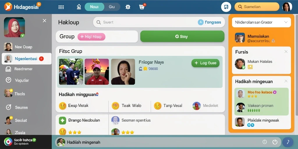 Tampilan menu utama yang menarik dan intuitif.