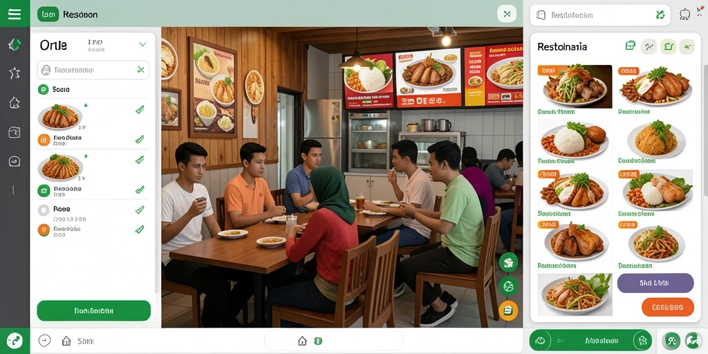 Tampilan menu utama yang intuitif dan menarik.