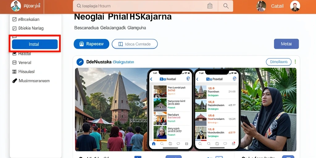 Tampilan antarmuka yang intuitif dan menarik.