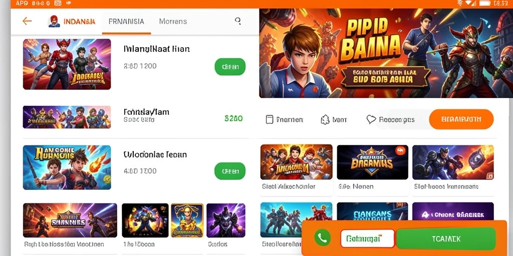 Tampilan utama aplikasi GACOR77 yang menarik.