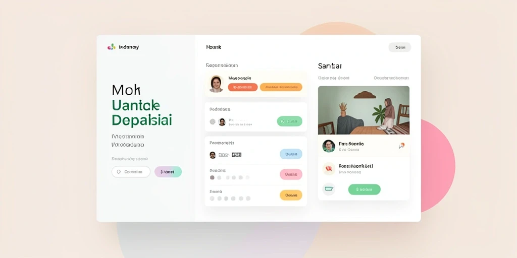 Tampilan awal yang menarik dengan menu yang intuitif.