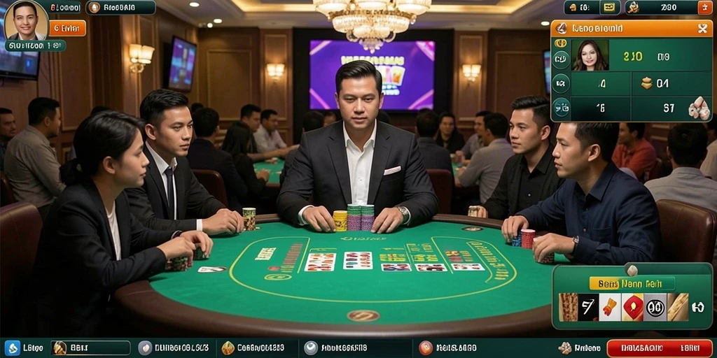 Screenshot menunjukkan karakter utama dalam aksi.