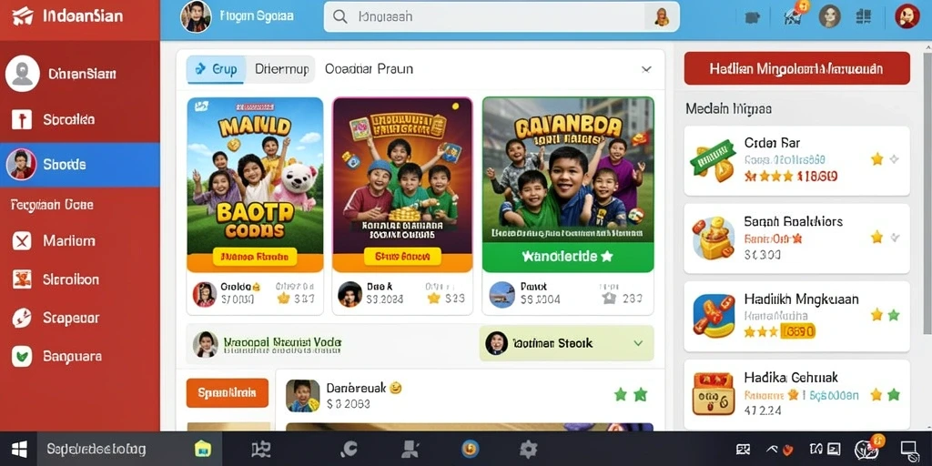 Tampilan awal aplikasi MAS77TOTO yang menarik.