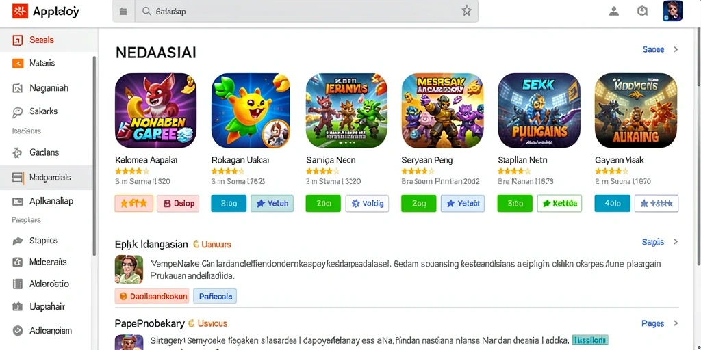Tangkapan layar pertama menunjukkan aksi epik dalam permainan.