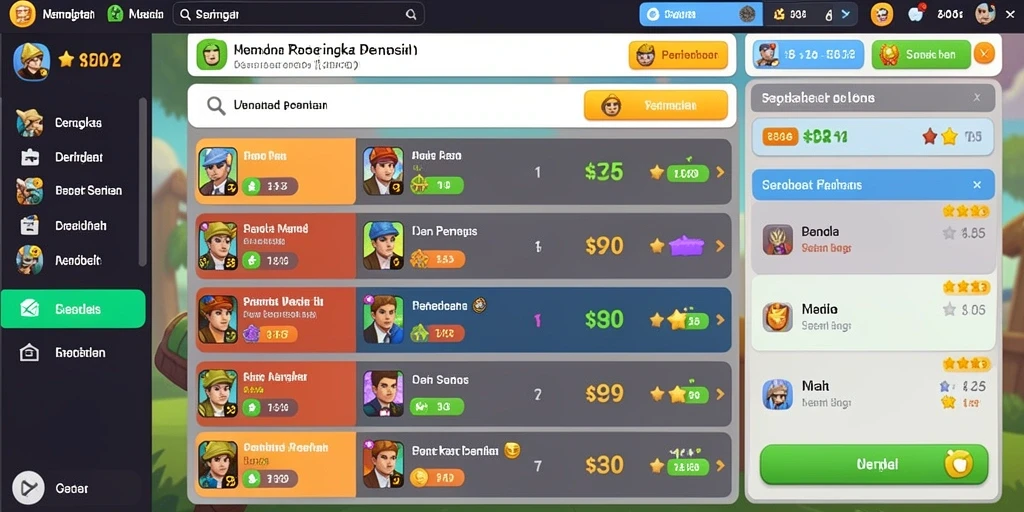 Screenshot menampilkan antarmuka utama RUPIAHTOTO yang menarik.