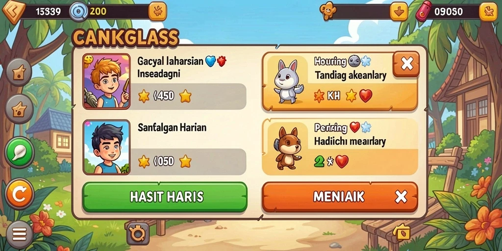 Tampilan antarmuka yang menarik dan user-friendly.