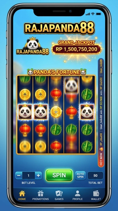 Pratinjau antarmuka rajapanda88 — aplikasi APK resmi Android v3.1.8